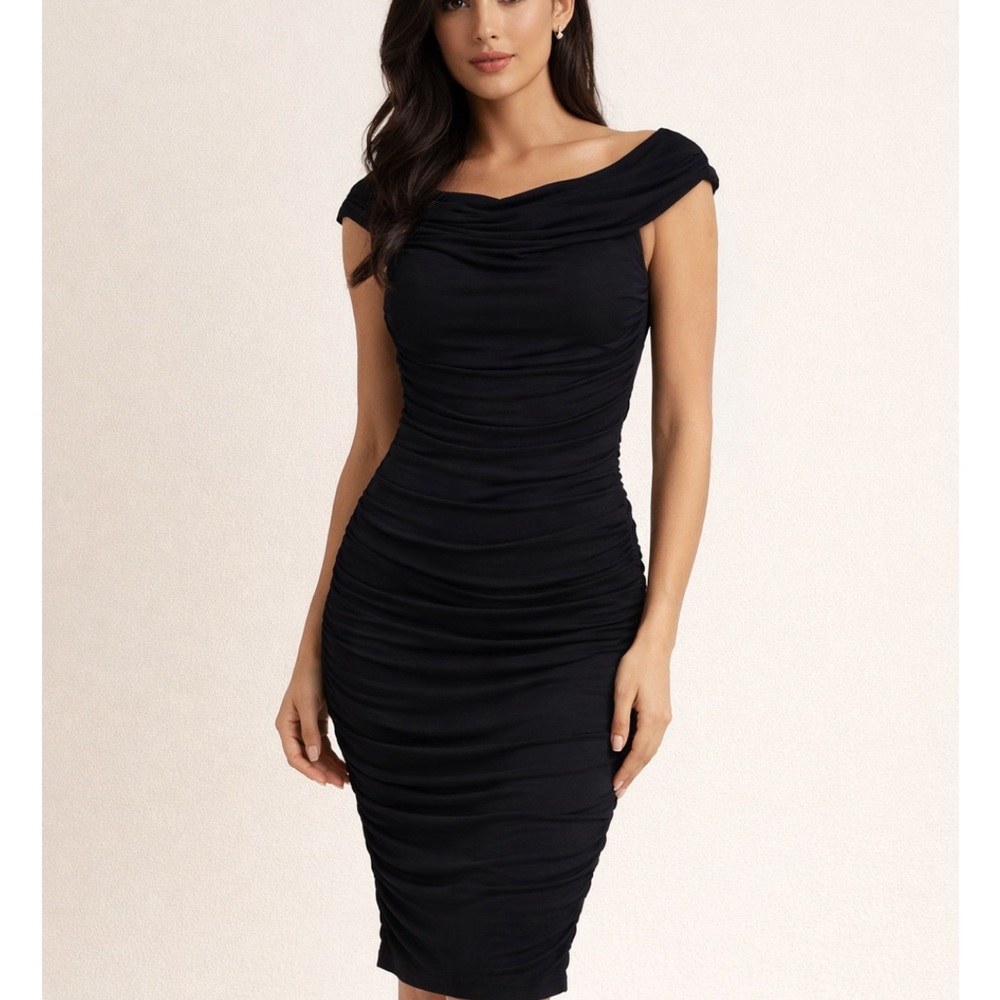 Celine Elegant Black  Dress